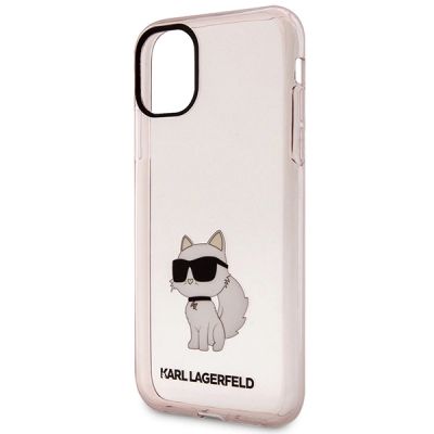 6. Karl Lagerfeld KLHCN61HNCHTCP iPhone 11 / Xr 6.1" pink/pink Hardcase Ikonik Choupette