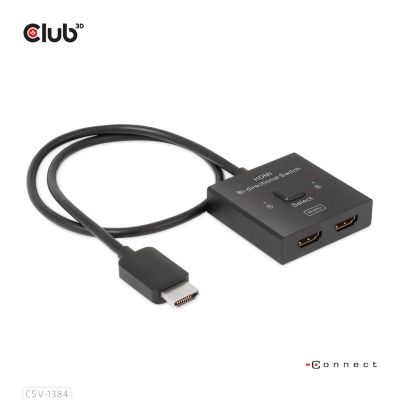 CLUB3D CSV-1384 KVM-Switch Schwarz