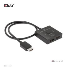 CLUB3D CSV-1384 KVM-Switch Schwarz