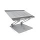 ICY BOX IB-NH300 Laptopständer Silber Aluminium Silikon 43,2 cm (17") 3 kg 15 cm