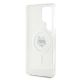 7. Karl Lagerfeld Button Choupette Head Gedrucktes Logo MagSafe Samsung Galaxy S25 Ultra Hülle weiß