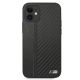 3. BMW M Collection PU Carbon Stripe Schutzhülle für iPhone 12 mini – Schwarz