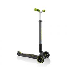 Globber Master Prime 3-Rad-Scooter / Schwarz - Limettengrün 664-106