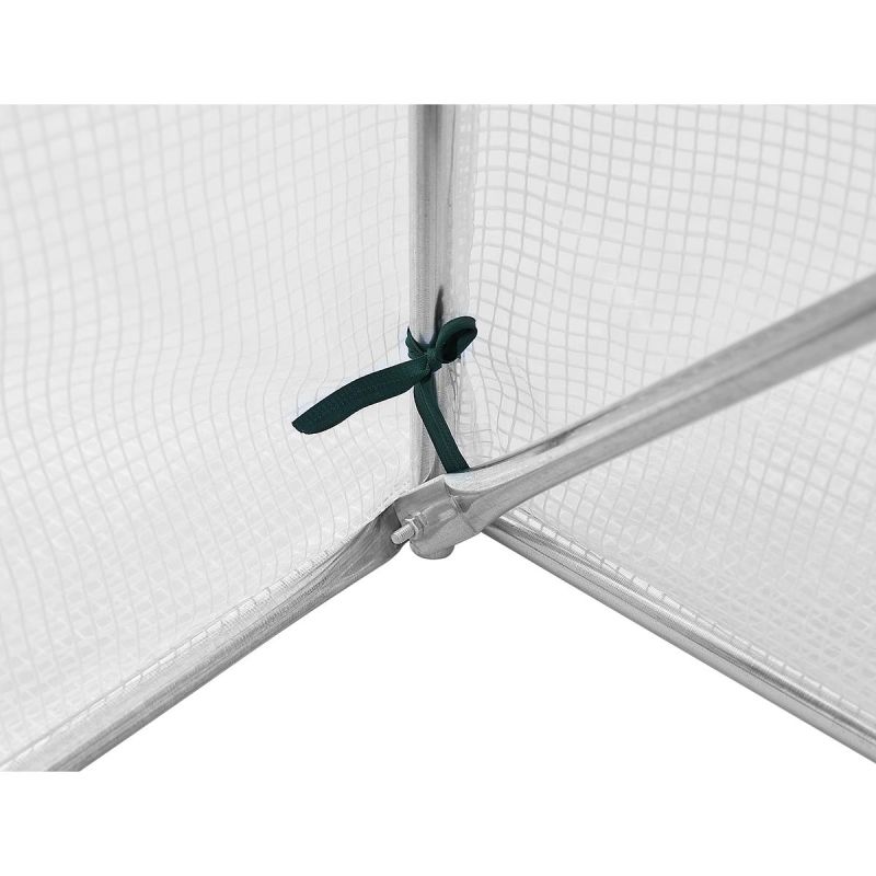 20. Abdeckfolie für Gartentunnel-Gewächshaus 200x300x200CM WEISS