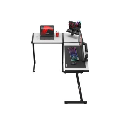 21. Huzaro Hero 6.0 Weißer Gaming-Schreibtisch