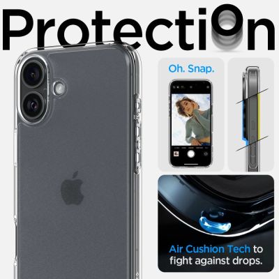 12. Spigen Ultra Hybrid für iPhone 16 – transparent