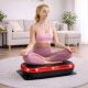 8. Extralink Moonwalk Spin Move Vibrationsplattform für Fitnessübungen 200W rot