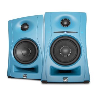 17. KALI AUDIOLP-UNF-B – Paar Bluetooth-Monitorlautsprecher. Multimedia-Lautsprecher, blau.