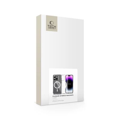 5. Tech-Protect FlexAir Hybrid MagSafe Hülle für iPhone 15 Pro Max – transparent