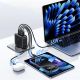10. Baseus EnerFill FH11 GaN 140W Wandladegerät 3xUSB-C + 1xUSB-A - Schwarz