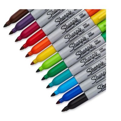 2. Sharpie Fine Marker, 18 Stück, feine Spitze, mehrfarbig
