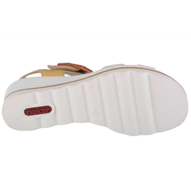 4. Rieker Sandalen 67476-69 weiß 39