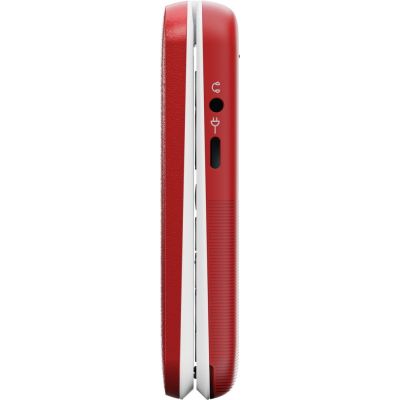 4. Doro Leva L30 7,11 cm (2,8") 142,7 g Rot, Weiß Funktionshandy