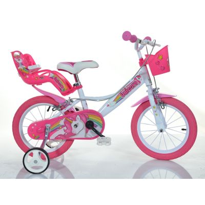2. Dino Bikes 144R-UN Citybike 35,6 cm (14") Stahl Pink, Weiß