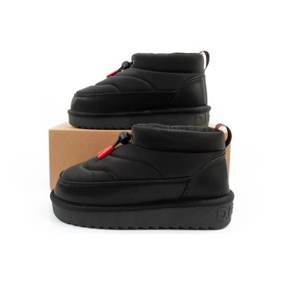 19. D.Franklin Damen Schneestiefel Winter Modische Isolierte Stiefeletten Schwarz