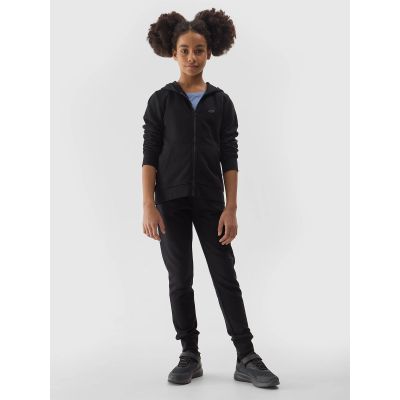 3. Mädchen-Sweatshirt mit Kapuze, Größe 4F Junior