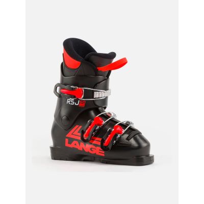8. LANGE RSj 50 Skischuhe (Schwarz/Elektrisch Rot)