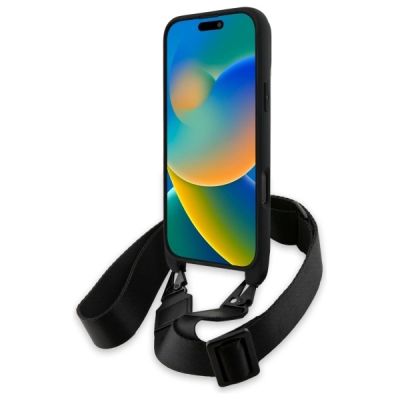 4. BMW M Edition Carbonstreifen- und Riemenhülle für iPhone 16 Pro Max – Schwarz
