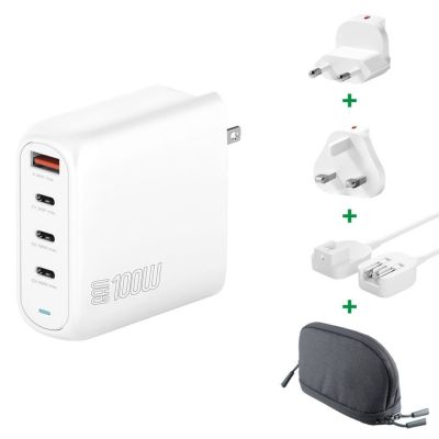 7. 4smarts Ladegerät GaN Flex Pro 100W 3 USB-C + 1 USB-A. Reise-Netzteil