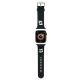 Karl Lagerfeld 3D Rubber Karl&Choupette Heads Armband für Apple Watch 38/40/41 mm – Schwarz