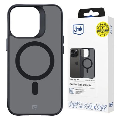 27. 3mk Smoke MagCase Hülle mit MagSafe für iPhone 14 Pro Max – durchscheinend