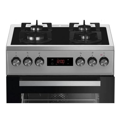 BEKO FSMT55330DXDS Gas-Elektroherd | 3D-Backen | Drehspieß | Dampfreinigung