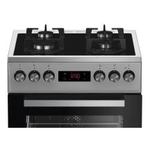 BEKO FSMT55330DXDS Gas-Elektroherd | 3D-Backen | Drehspieß | Dampfreinigung