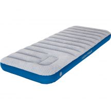 High Peak Cross Beam Single Extra Long Velvet Matratze Hellgrau Blau 40043
