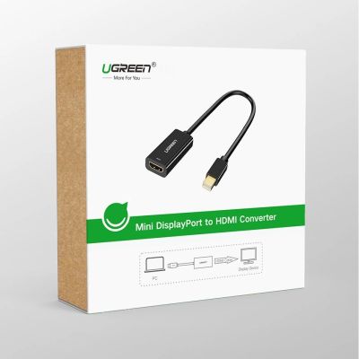 5. Ugreen MD112 10460 Mini DisplayPort (männlich) / HDMI (weiblich) FHD 1080p-Adapter – Weiß