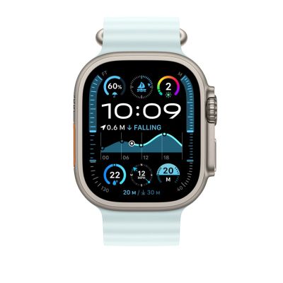 3. Ocean Band 49 mm Verlängerung Kristallblau/Grau