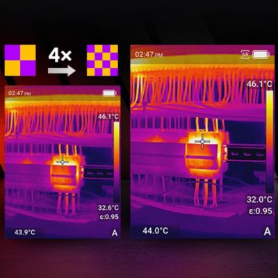 5. GUIDE SENSMART Wärmebildkamera 256 x 192 PX, SUPERIR-Technologie, 3,5"-Display, 12 Stunden Akkulaufzeit, tragbar und zuverlässig E3