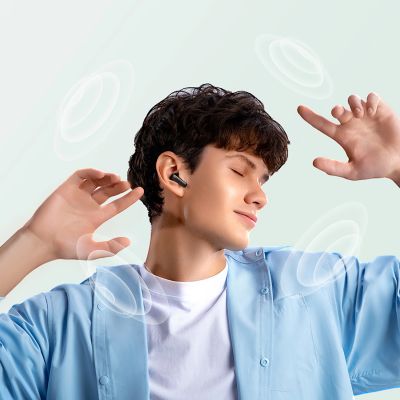 8. Baseus Bass EP10 TWS kabellose In-Ear-Kopfhörer mit ANC – Schwarz
