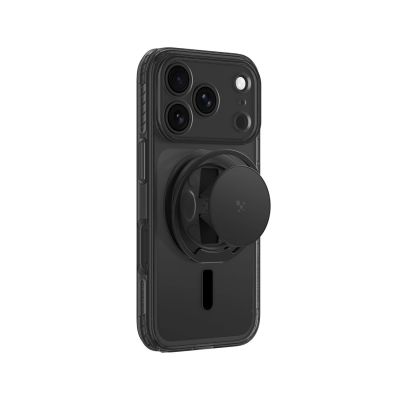 4. AmazingThing Titan Pro Pop Lens Case für iPhone 18 Pro mit Kameraabdeckung, Halterung und Ständer, MagSafe-kompatibel – Schwarz