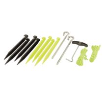 Outwell Zeltzubehör-Set, Set mit Bändern und Clips, Kunststoff, mehrfarbig, 13-teilig.