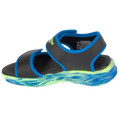 2. Skechers S-Lights: Sola Glow Sandale - Fusion Brights 407032L-BKBL Schwarz 28