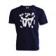 Wood Ace Puzzle T-Shirt, Marineblau - 10295703-2222-7000