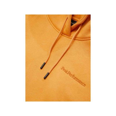3. Peak Performance W Original Small Logo Hoo Orange Sweatshirt