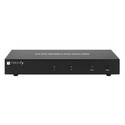 8. TECHLY KVM-Switch DisplayPort/USB 2x1 Dual HE