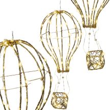 Dekorative Ballonfigur 80 LED 38 cm