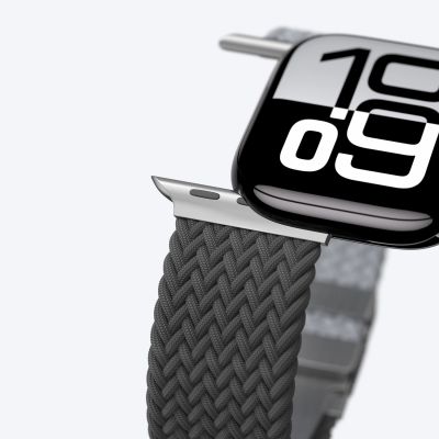 6. 2er-Set AmazingThing Blend Band für Apple Watch 45/46/49 mm - Grau-Schwarz/Grau