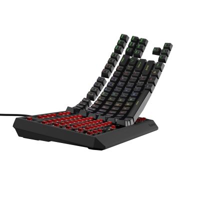 16. GENESIS Thor 230 TKL Gaming-Tastatur USB + RF Wireless + Bluetooth QWERTY Schwarz