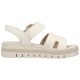 3. Beige Keilsandalen für Damen Rieker V4952-60