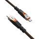 6. UAG SRGE - USB-C - USB-C-Kabel, USB 3.2 Gen2 240W/20Gbps, 75 cm (schwarz/orange)