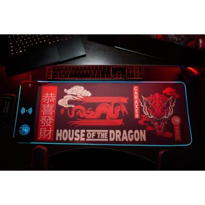 4. Numskull Games 154921 Mauspad Gaming-Pad Schwarz, Mehrfarbig, Rot