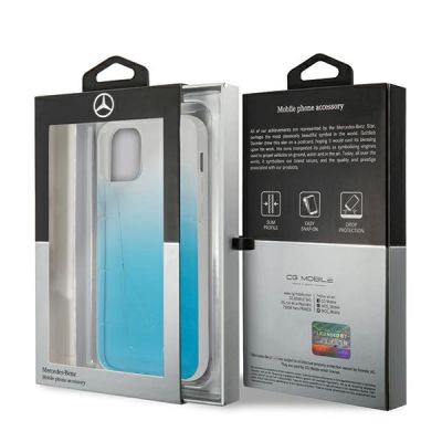 8. Mercedes Transparent Line Case für iPhone 12 Pro Max - Blau