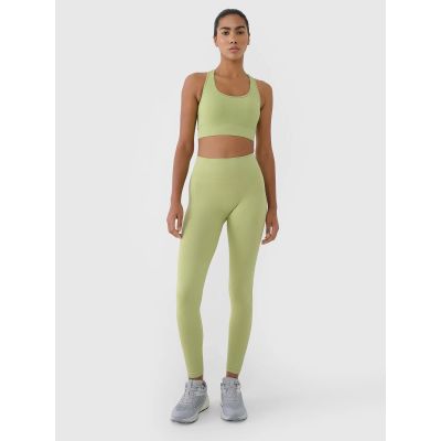 2. Nahtlose Trainingsleggings für Damen 4F 4FRSS25TFTIF309-42S