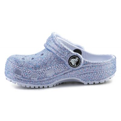 3. Crocs Classic Glitter Clog T Jr 206992-4PC Clogs