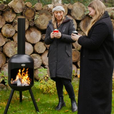 6. Bonfeu Bonselo Gartenkamin schwarz 3901