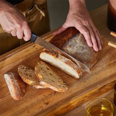3. Fiskars 1054945 Küchenmesser, Edelstahl, 1 Stück, Brotmesser