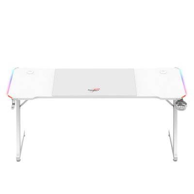 5. Huzaro Hero 4.8 Weißer RGB-Gaming-Schreibtisch